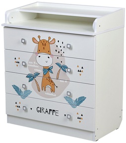 Комод Фея 1580 с рисунком 