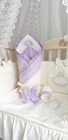 Конверт одеяло на выписку из роддома Ecoline Cherry Flower