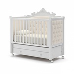 Детская кровать Gandylyan Лиона (продольный маятник, колеса)