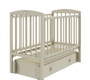 Кроватка Malika LILU-6 универсальный маятник с ящиком