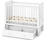 Детская кровать Indigo Happy Friends маятник+колеса, ящик