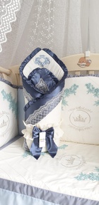 Конверт одеяло на выписку из роддома Ecoline Cherry Flower