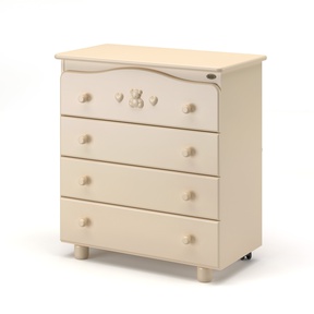 Комод Nuovita Lusso со съемной пеленальной поверхностью