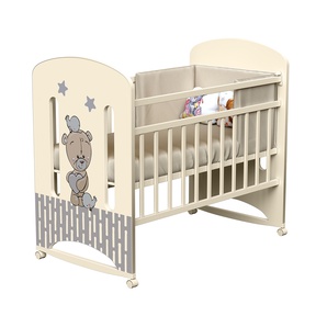 Кровать детская ВДК LOVE ME (колесо-качалка) ЛДСП