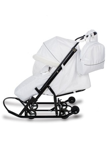 Санки-коляска Pikate Snowman Снеговик со стразами 