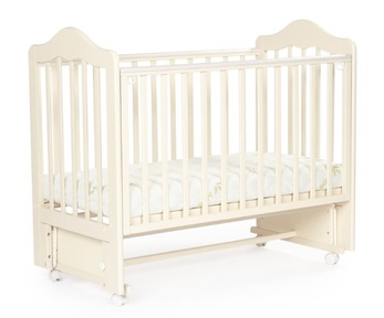 Детская кровать ВЕДРУСС СЛАВИЯ 3 маятник, колеса, автостенка