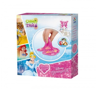 Набор для изготовления слайма с блесткам, фишками и игрушками 1TOY LAB