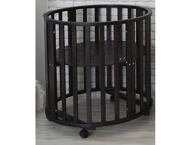 Круглая-овальная кроватка Malika MIO 6 в 1