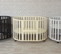 Круглая-овальная кроватка Malika MIO 6 в 1
