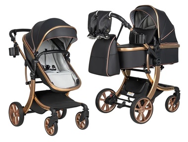 Коляска трансформер Farfello Aimile Adventurer 2в1 Eco (кожа) 