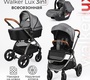 Детская коляска Tomix Walker LUX 3в1 (надувные колеса) 