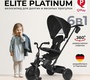 Трехколесный велосипед Qplay Elite Platinum с поворотным сидением 