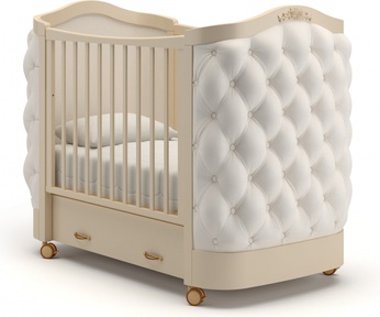 Детская кровать Гандылян Тиффани (пуговицы, колеса)