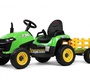 Детский электромобиль Трактор Rivertoys K111KK с прицепом