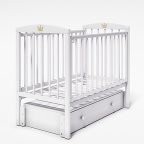 Кроватка Malika LILU-6 универсальный маятник с ящиком