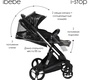 Коляска IBEBE I-Stop Leather 2 в 1 с электронной тормозной системой