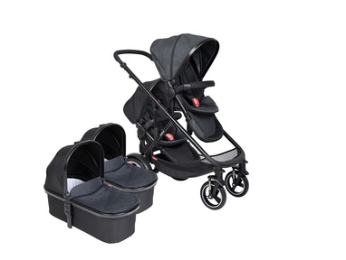 Коляска Phil and Teds Voyager 2 в 1 для двойни