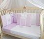 Набор в кроватку Ecoline Odelis с прямоугольными бортиками