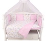 Комплект AmaroBaby Premium в кроватку 18 предметов (6+12 подушек-бортиков) разные расцветки