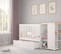Кровать-трансформер детская Polini kids Ameli 800, с комодом