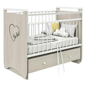 Кровать детская Атон ГЕРДА с маятником и ящиком 