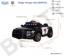 Детский электромобиль Barty Dodge Police Б007OС
