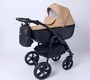 Коляска Peppy Sandra 2 в 1 с большой люлькой 