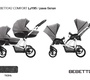 Коляска для двойни Bebetto42 Сomfort 3 в 1 с автокреслами 