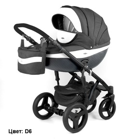 Коляска Adamex Monte Deluxe Carbon 2 в 1