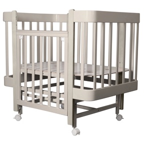 Кровать Indigo Tiny 100х70 см с продольным маятником и колесами