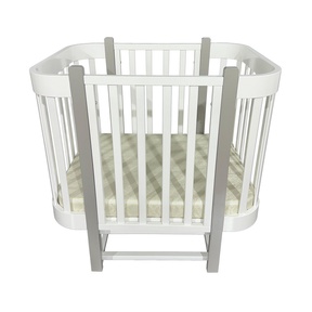 Детская кровать АНТЕЛ Nezabudka 3в1 маятник, колеса, расширение 