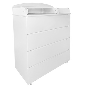 Комод Indigo Style 800/4 МДФ с узким пеленальным столиком