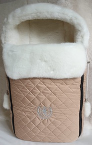 Меховой конверт в коляску Ecoline для детей до года 