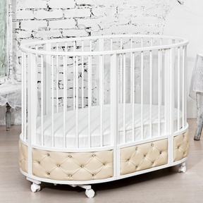 Кровать трансформер Островок Уюта EVA декор VIP, маятник, колеса