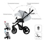 Детская коляска Bebetto Magnum LUX 2 в 1