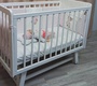 Детская кроватка Malika ELINA с продольным маятником