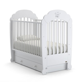 Кровать Nuovita Parte swing с маятником и ящиком