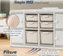 Стеллаж для игрушек Pituso Simple MAX с ящиками