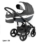 Коляска Adamex Monte Deluxe Carbon 2 в 1