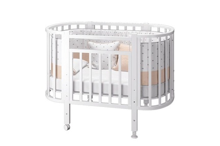 Кровать МЛК Элен 125х70 см с ящиком и маятником