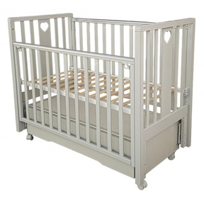 Детская кровать Кедр Lada с маятником, автостенкой, ящиком