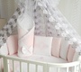 Набор для круглой и овальной кроватки Ecoline ODELIS (19 пред)