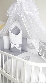 Набор для круглой и овальной кроватки Ecoline ODELIS (19 пред)