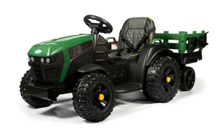 Детский электромобиль-трактор Barty TR 777 с прицепом 