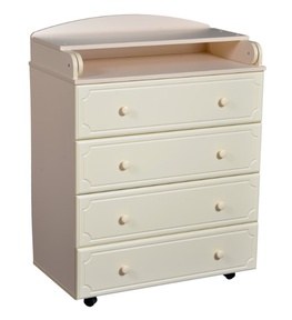 Детский комод Кедр Victoria 804 МДФ с пеленальным столиком 