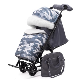 Санки коляска Pikate Compact Military