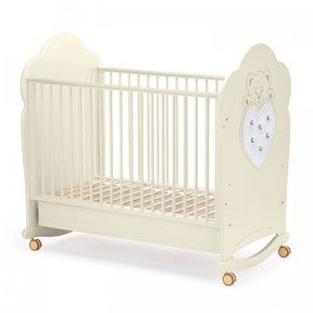 Детская кровать Nuovita Fortuna dondolo (колесо - качалка)