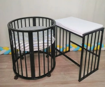 Детская кровать Mika ART LUX 8 в 1 с маятником 