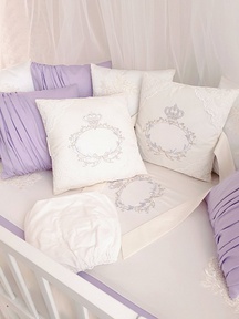 Бортики в кроватку Ecoline Paula