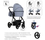 Детская коляска Bebetto Flavio PRO 3 в 1 (100% эко кожа) 